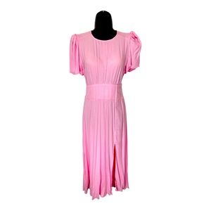 AFRM “Jamie” Open Back Maxi Dress  in PRISM PINK Size Medium
